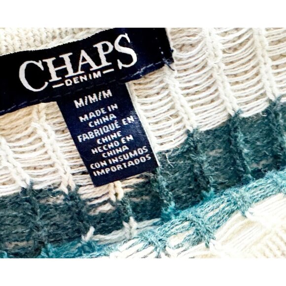 Vintage CHAPS Southwest Inspired Short Sleeve Sweater Size M - Picture 7 of 8